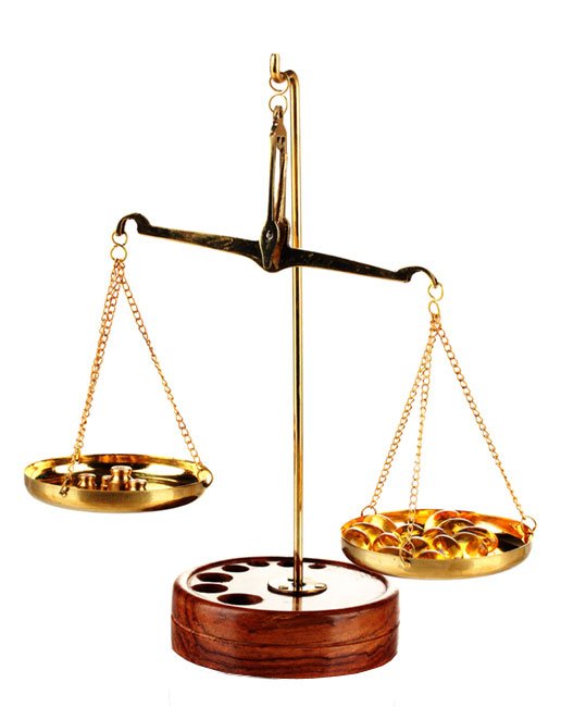 Brass Weighing Scale Balance Tarazu Weights Measure Showpiece